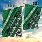 Aotearoa Ngati Raukawa Garden Flag New Zealand Maori Tribal Fern Pattern