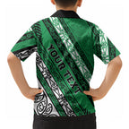 Personalised Aotearoa Ngati Raukawa Hawaiian Shirt New Zealand Maori Tribal Fern Pattern