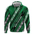 Personalised Aotearoa Ngati Raukawa Hoodie New Zealand Maori Tribal Fern Pattern