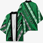 Personalised Aotearoa Ngati Raukawa Kimono New Zealand Maori Tribal Fern Pattern