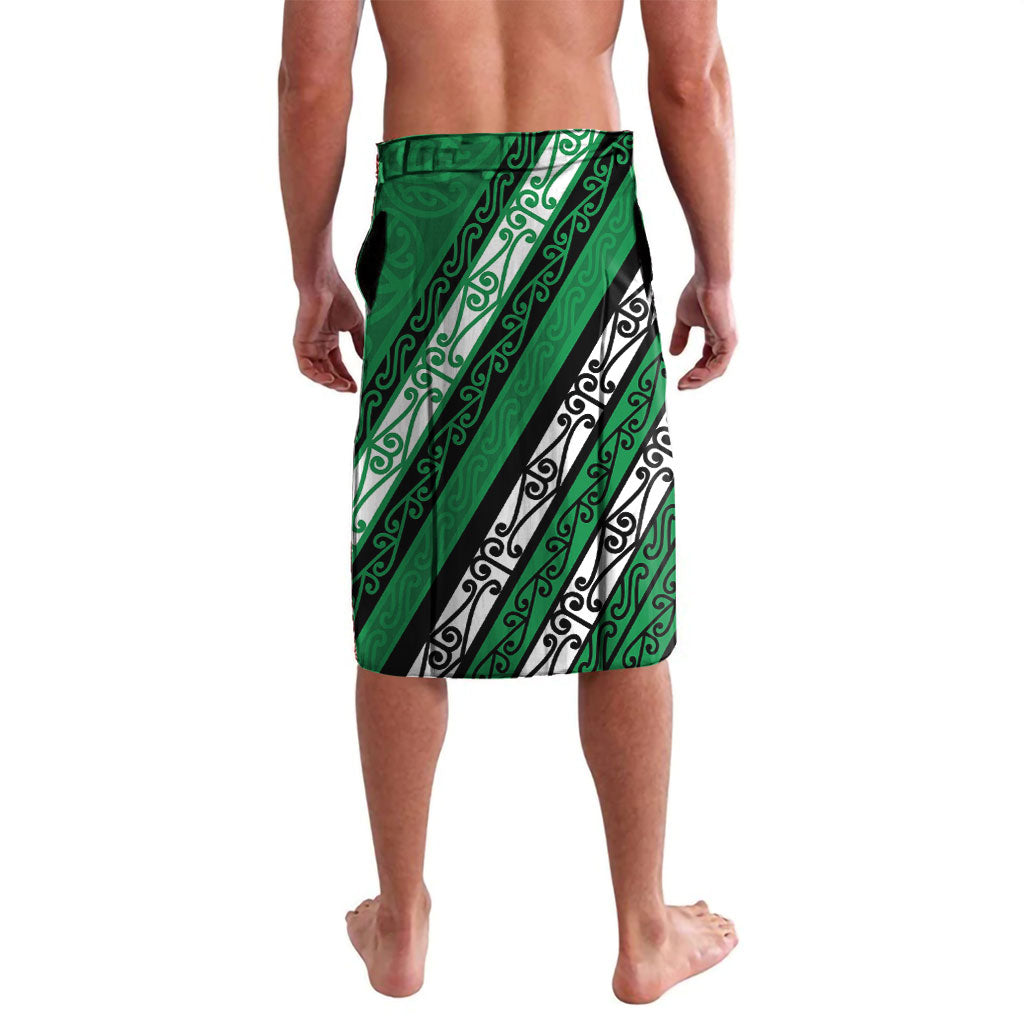 Personalised Aotearoa Ngati Raukawa Lavalava New Zealand Maori Tribal Fern Pattern