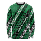 Personalised Aotearoa Ngati Raukawa Long Sleeve Shirt New Zealand Maori Tribal Fern Pattern