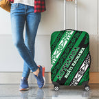 Aotearoa Ngati Raukawa Luggage Cover New Zealand Maori Tribal Fern Pattern