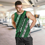 Personalised Aotearoa Ngati Raukawa Men Tank Top New Zealand Maori Tribal Fern Pattern