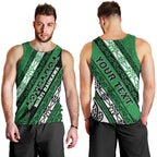 Personalised Aotearoa Ngati Raukawa Men Tank Top New Zealand Maori Tribal Fern Pattern