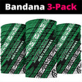 Aotearoa Ngati Raukawa Neck Gaiter New Zealand Maori Tribal Fern Pattern