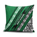 Aotearoa Ngati Raukawa Pillow Cover New Zealand Maori Tribal Fern Pattern