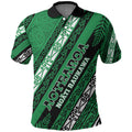 Personalised Aotearoa Ngati Raukawa Polo Shirt New Zealand Maori Tribal Fern Pattern