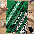 Aotearoa Ngati Raukawa Puzzle New Zealand Maori Tribal Fern Pattern