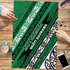 Aotearoa Ngati Raukawa Puzzle New Zealand Maori Tribal Fern Pattern