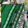Aotearoa Ngati Raukawa Quilt New Zealand Maori Tribal Fern Pattern