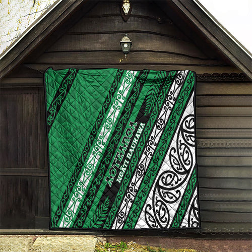 Aotearoa Ngati Raukawa Quilt New Zealand Maori Tribal Fern Pattern