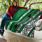 Aotearoa Ngati Raukawa Quilt New Zealand Maori Tribal Fern Pattern