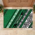 Aotearoa Ngati Raukawa Rubber Doormat New Zealand Maori Tribal Fern Pattern