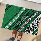 Aotearoa Ngati Raukawa Rubber Doormat New Zealand Maori Tribal Fern Pattern