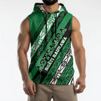Personalised Aotearoa Ngati Raukawa Sleeveless Hoodie New Zealand Maori Tribal Fern Pattern