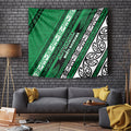 Aotearoa Ngati Raukawa Tapestry New Zealand Maori Tribal Fern Pattern