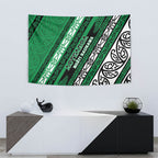 Aotearoa Ngati Raukawa Tapestry New Zealand Maori Tribal Fern Pattern