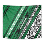 Aotearoa Ngati Raukawa Tapestry New Zealand Maori Tribal Fern Pattern