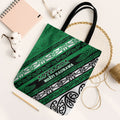 Aotearoa Ngati Raukawa Tote Bag New Zealand Maori Tribal Fern Pattern