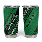 Personalised Aotearoa Ngati Raukawa Tumbler Cup New Zealand Maori Tribal Fern Pattern