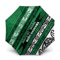 Aotearoa Ngati Raukawa Umbrella New Zealand Maori Tribal Fern Pattern