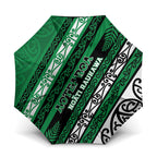 Aotearoa Ngati Raukawa Umbrella New Zealand Maori Tribal Fern Pattern