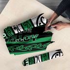 Aotearoa Ngati Raukawa Umbrella New Zealand Maori Tribal Fern Pattern
