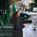 Aotearoa Ngati Raukawa Umbrella New Zealand Maori Tribal Fern Pattern
