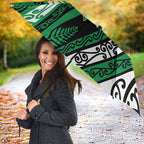 Aotearoa Ngati Raukawa Umbrella New Zealand Maori Tribal Fern Pattern