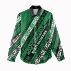 Personalised Aotearoa Ngati Raukawa Women Casual Shirt New Zealand Maori Tribal Fern Pattern