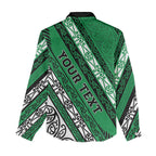 Personalised Aotearoa Ngati Raukawa Women Casual Shirt New Zealand Maori Tribal Fern Pattern