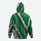 Personalised Aotearoa Ngati Raukawa Zip Hoodie New Zealand Maori Tribal Fern Pattern