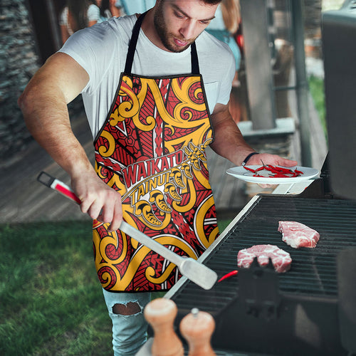 Aotearoa Waikato Tainui Apron Maori Tribal Pattern Koru Motif