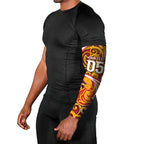 Custom Aotearoa Waikato Tainui Arm Sleeves Maori Tribal Pattern Koru Motif