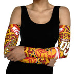 Custom Aotearoa Waikato Tainui Arm Sleeves Maori Tribal Pattern Koru Motif