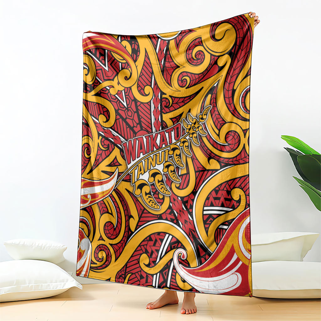 Aotearoa Waikato Tainui Blanket Maori Tribal Pattern Koru Motif