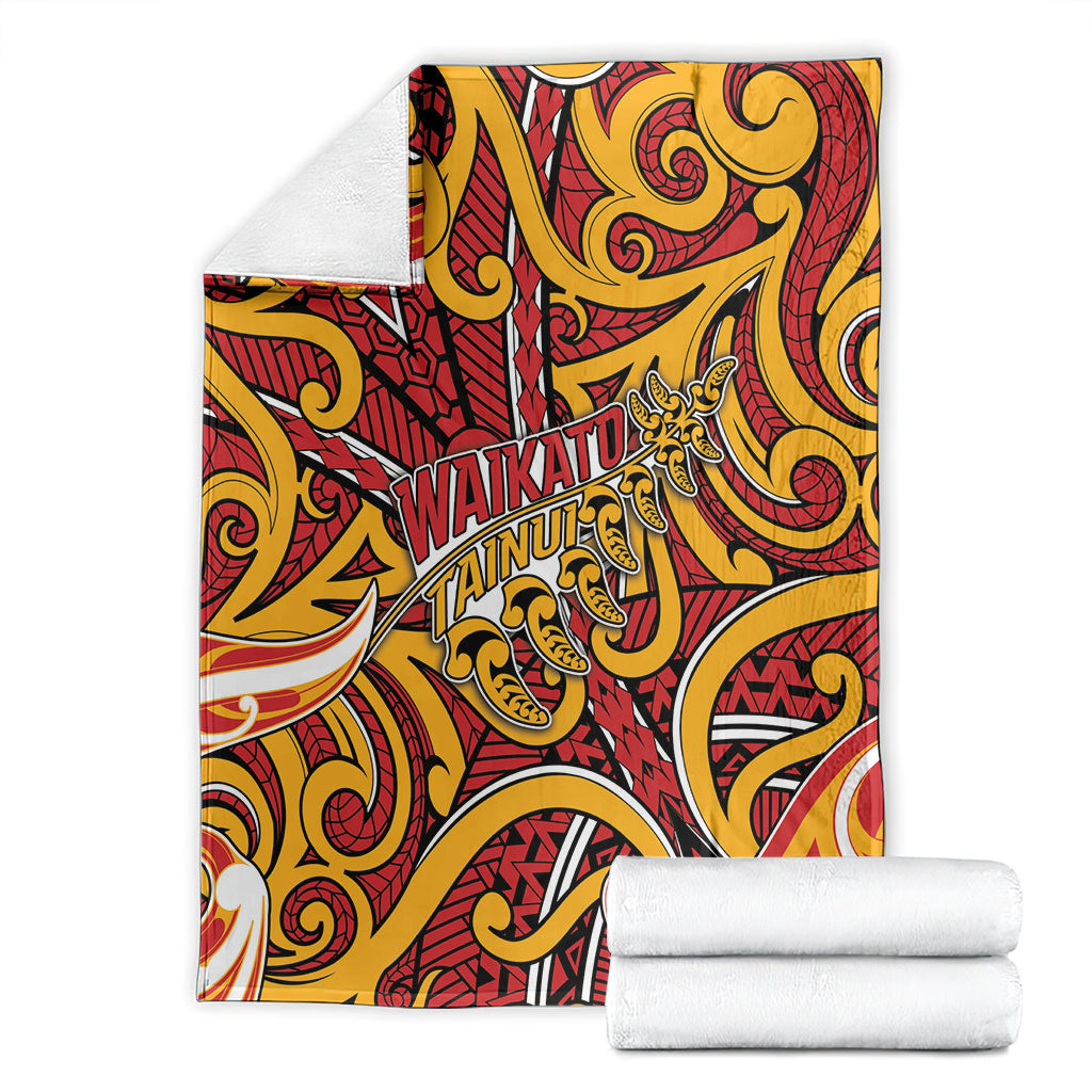Aotearoa Waikato Tainui Blanket Maori Tribal Pattern Koru Motif