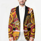 Custom Aotearoa Waikato Tainui Blazer Maori Tribal Pattern Koru Motif
