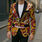 Custom Aotearoa Waikato Tainui Blazer Maori Tribal Pattern Koru Motif