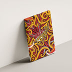 Aotearoa Waikato Tainui Canvas Wall Art Maori Tribal Pattern Koru Motif