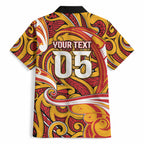 Custom Aotearoa Waikato Tainui Hawaiian Shirt Maori Tribal Pattern Koru Motif