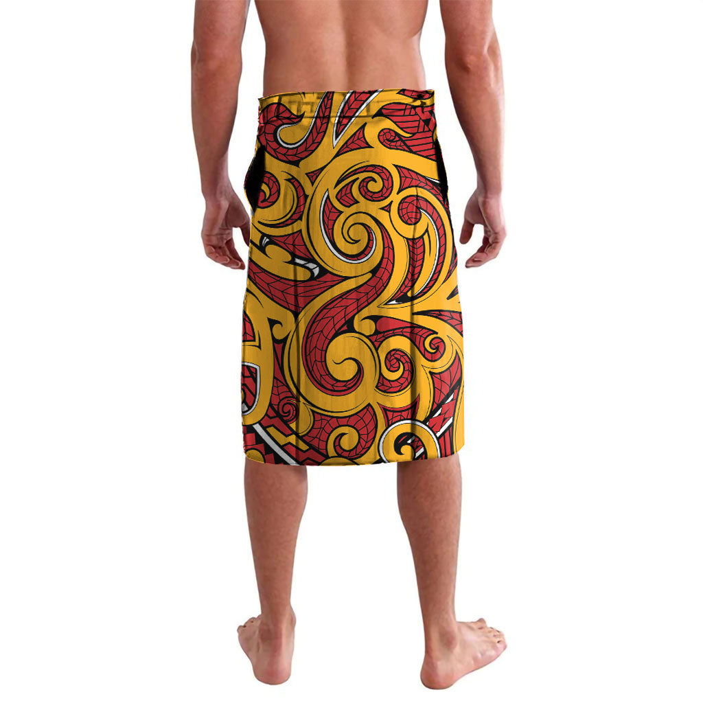 Custom Aotearoa Waikato Tainui Lavalava Maori Tribal Pattern Koru Motif