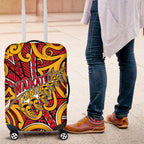 Aotearoa Waikato Tainui Luggage Cover Maori Tribal Pattern Koru Motif