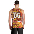 Custom Aotearoa Waikato Tainui Men Tank Top Maori Tribal Pattern Koru Motif