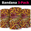 Aotearoa Waikato Tainui Neck Gaiter Maori Tribal Pattern Koru Motif