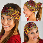 Aotearoa Waikato Tainui Neck Gaiter Maori Tribal Pattern Koru Motif