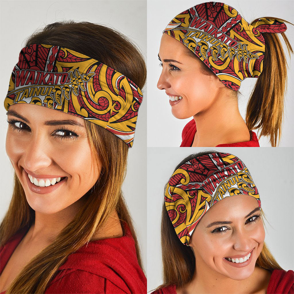 Aotearoa Waikato Tainui Neck Gaiter Maori Tribal Pattern Koru Motif