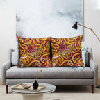 Aotearoa Waikato Tainui Pillow Cover Maori Tribal Pattern Koru Motif