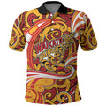 Custom Aotearoa Waikato Tainui Polo Shirt Maori Tribal Pattern Koru Motif